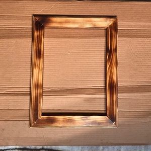 Home made wooden picture frame